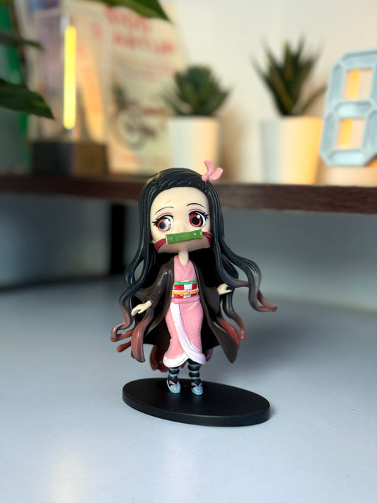 13 cm Nezuko Kamado Figurine – Demon Slayer Chibi Style Collectible