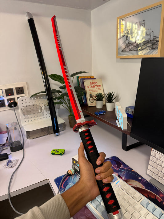 104 cm LED Katana Sword – Rechargeable Type-C Light Sword Collectible