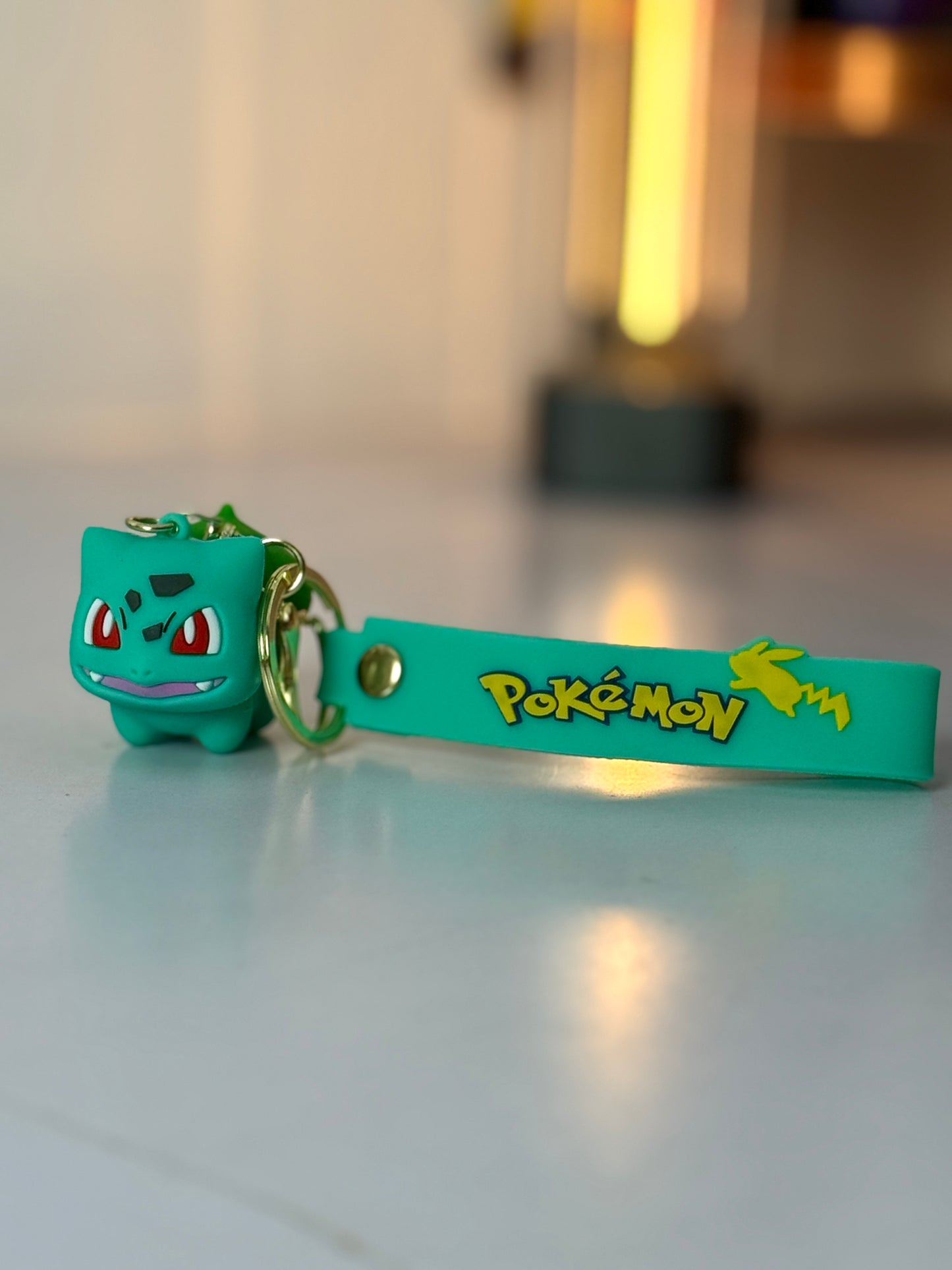 Pokémon Bulbasaur 3D Silicone Soft Keychain (7-10 cm)