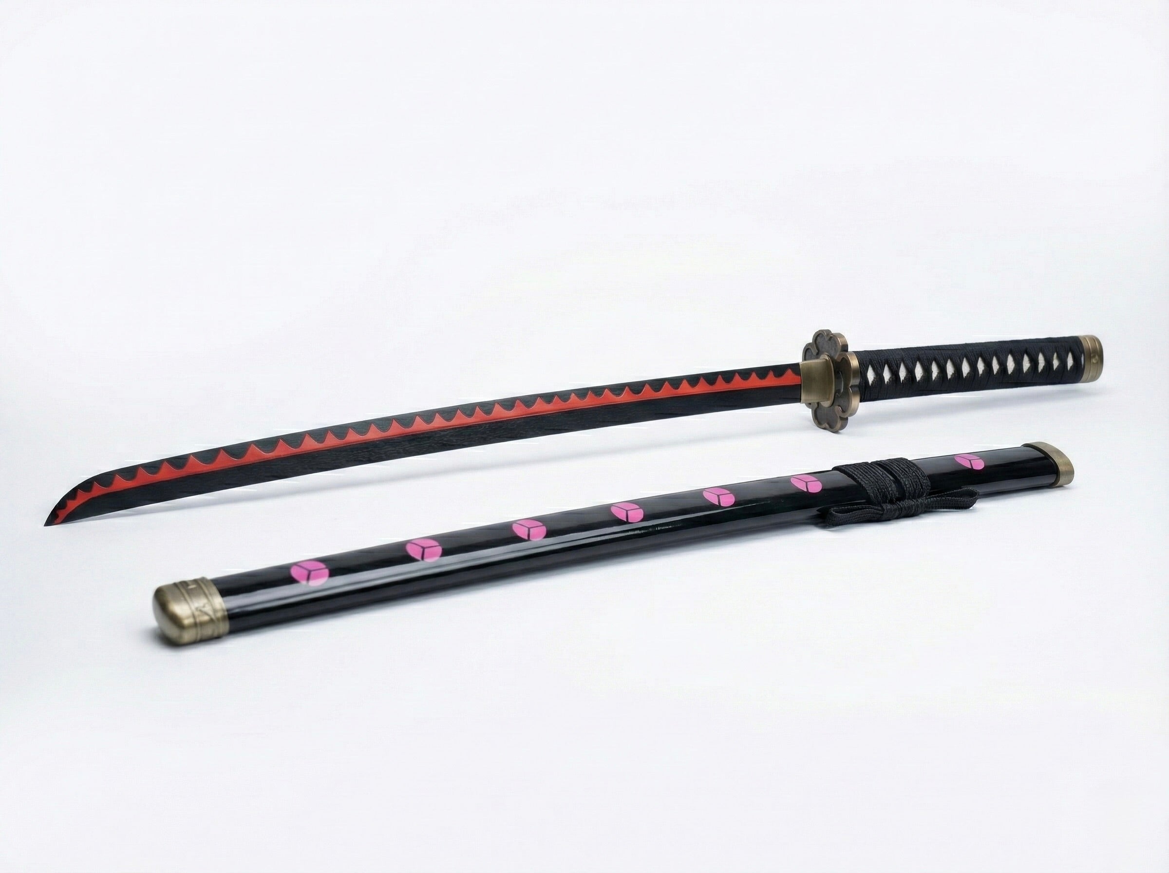 104 cm Wooden Katana – Anime Style Decorative Samurai Sword (Training & Display)