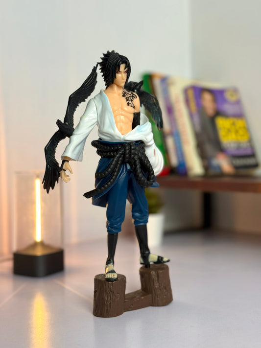 SASUKE STANDING ON WOOD