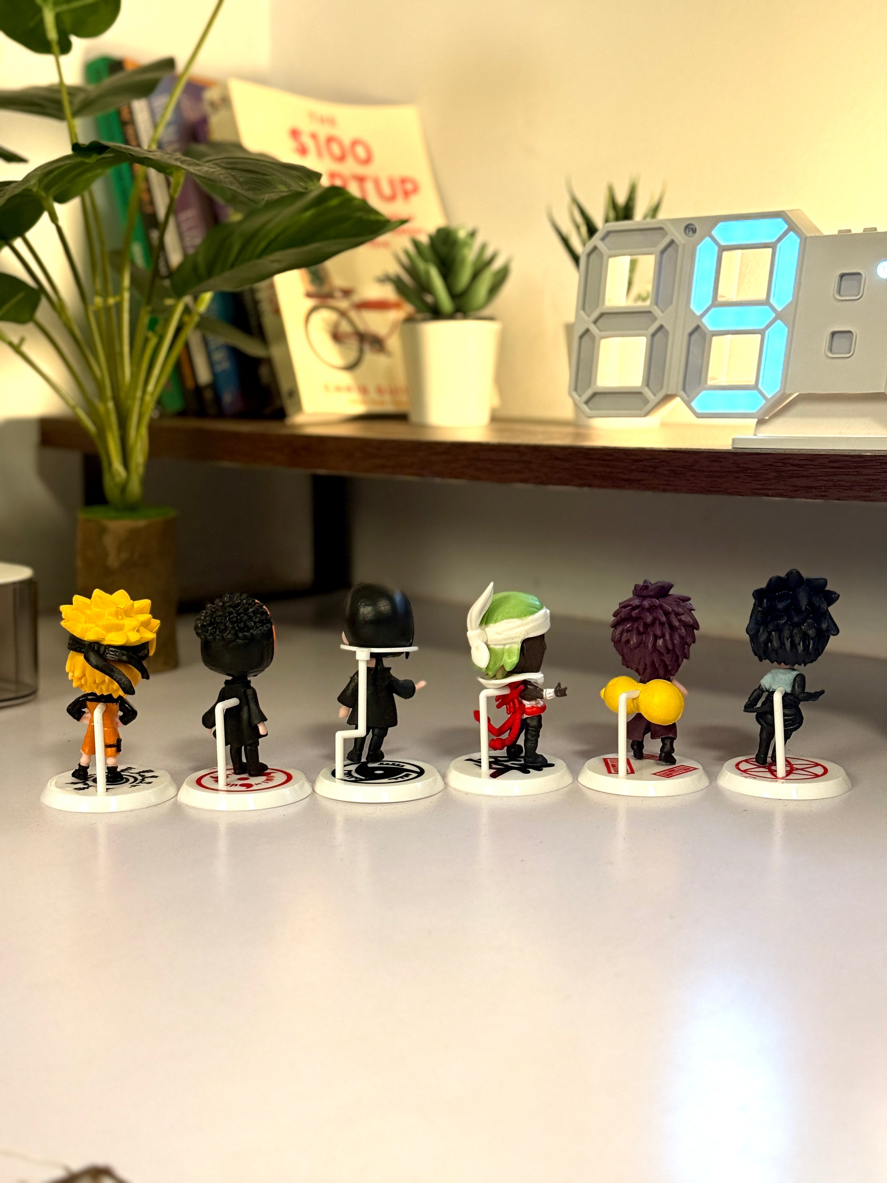 Naruto Mini Figures Full Set (6 Pcs) – 7 cm Collectible Anime Figures