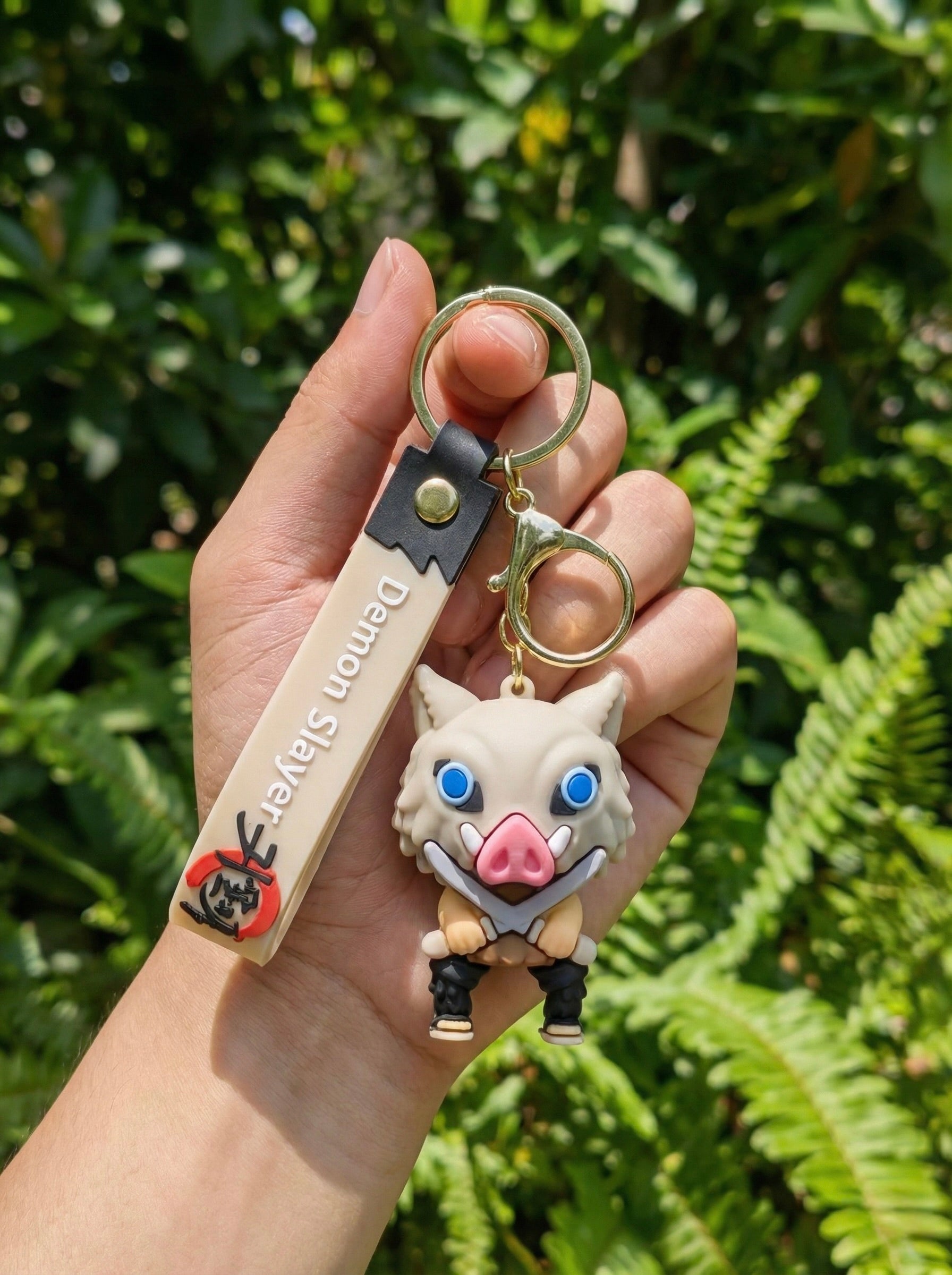 Demon Slayer Inosuke 3D Silicone Keychain — Action Nook Anime AccessoryDemon Slayer Inosuke 3D Silicone Keychain — Action Nook Anime Accessory