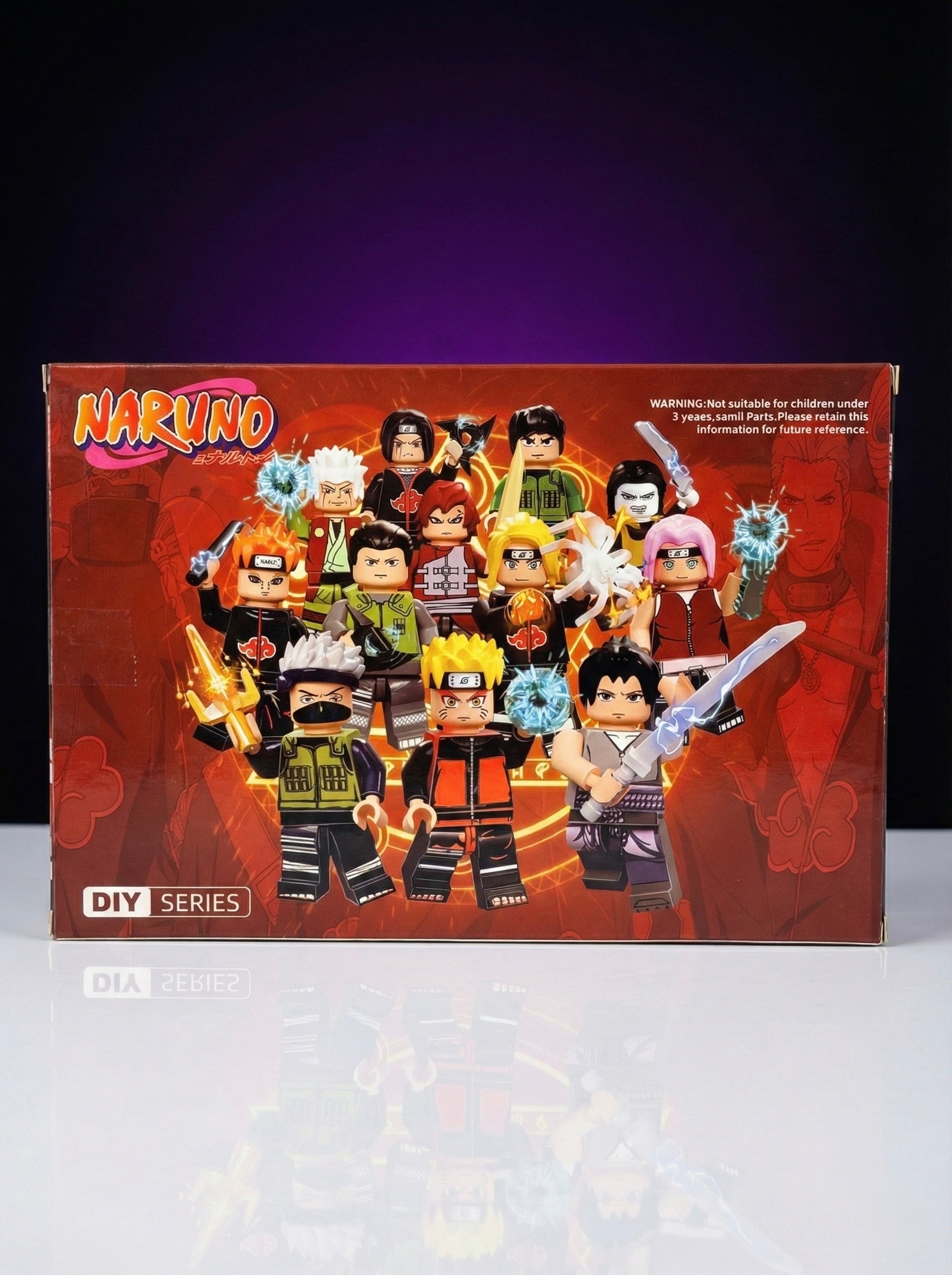 Naruto-Inspired 12 Pcs Mini Action Figure Set – Shinobi Characters & Weapons Toy Pack | Action Nook