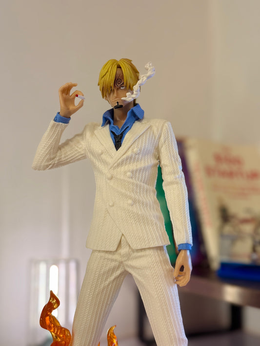 One Piece Vinsmoke Sanji Figure - 32cm Onigashima Raid Statue