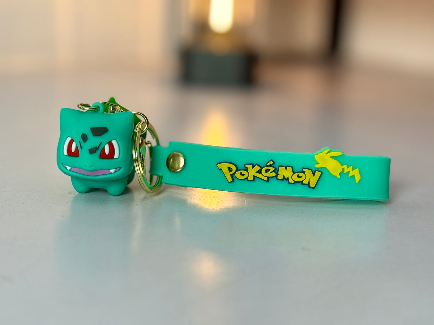 Pokémon Bulbasaur 3D Silicone Soft Keychain (7-10 cm)