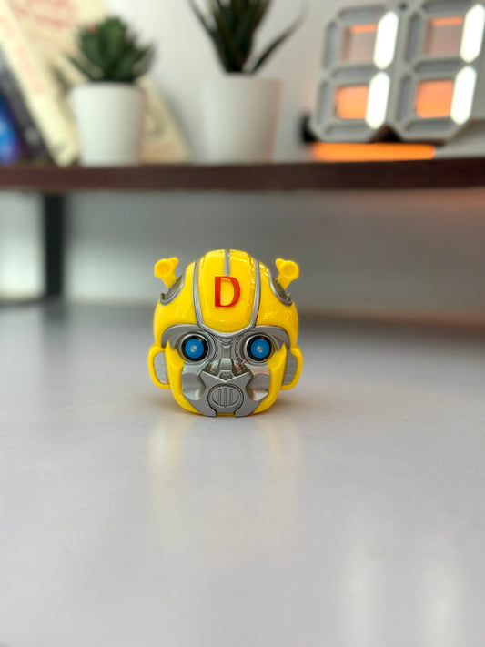 Bumblebee Transformer Head Collectible | Mini Anime Toy | Kids & Fans Gift Item