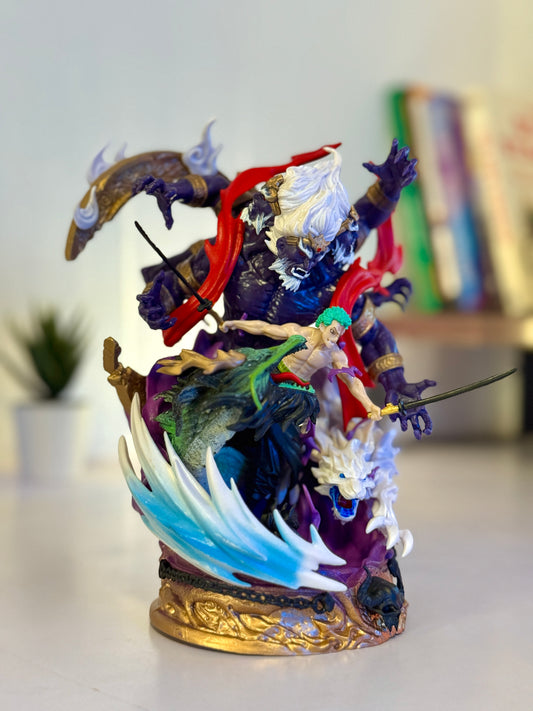 One Piece Roronoa Zoro vs. Kaido The King of the Beasts Figure 20cm