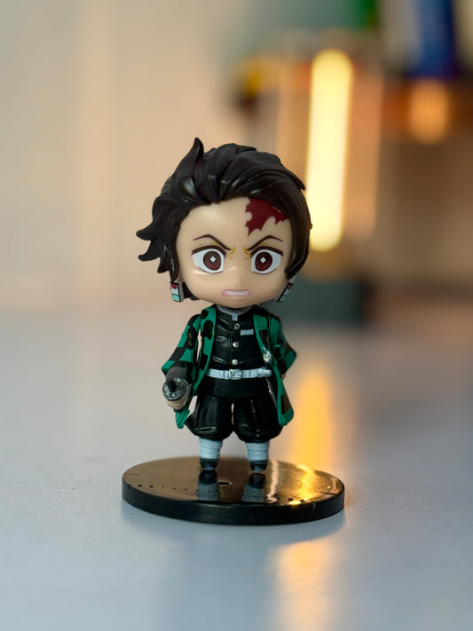 Tanjiro Kamado Chibi Figure - 10cm Demon Slayer Collectible