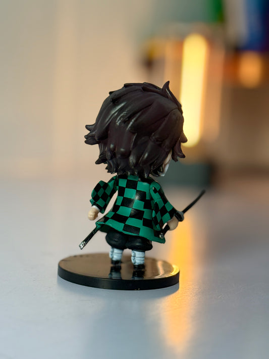 Tanjiro Kamado Chibi Figure - 10cm Demon Slayer Collectible