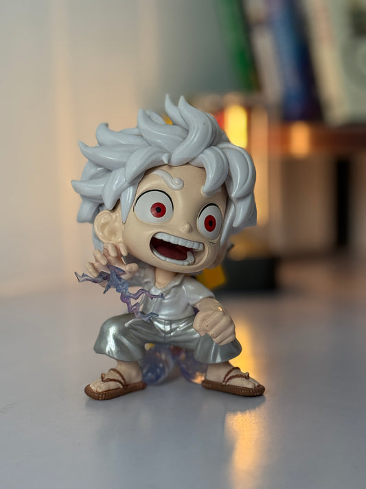 One Piece Monkey D. Luffy Gear 5 Chibi Figure - 15cm