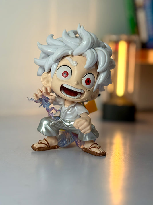 One Piece Monkey D. Luffy Gear 5 Chibi Figure - 15cm