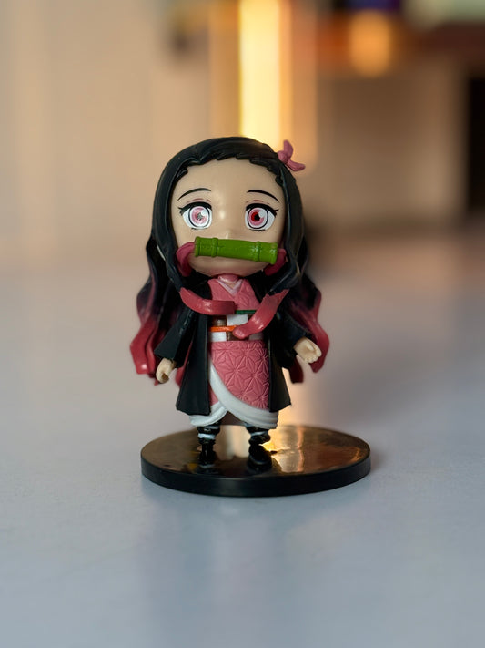 Nezuko Kamado Chibi Standing Figure - Demon Slayer Collectible (10CM)