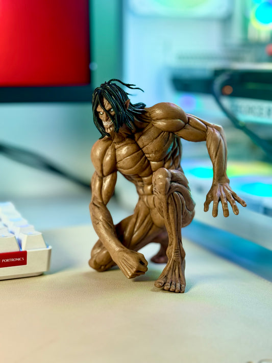 Eren Yeager Attack Titan Figure 15cm – Premium Attack on Titan Anime Collectible Toy