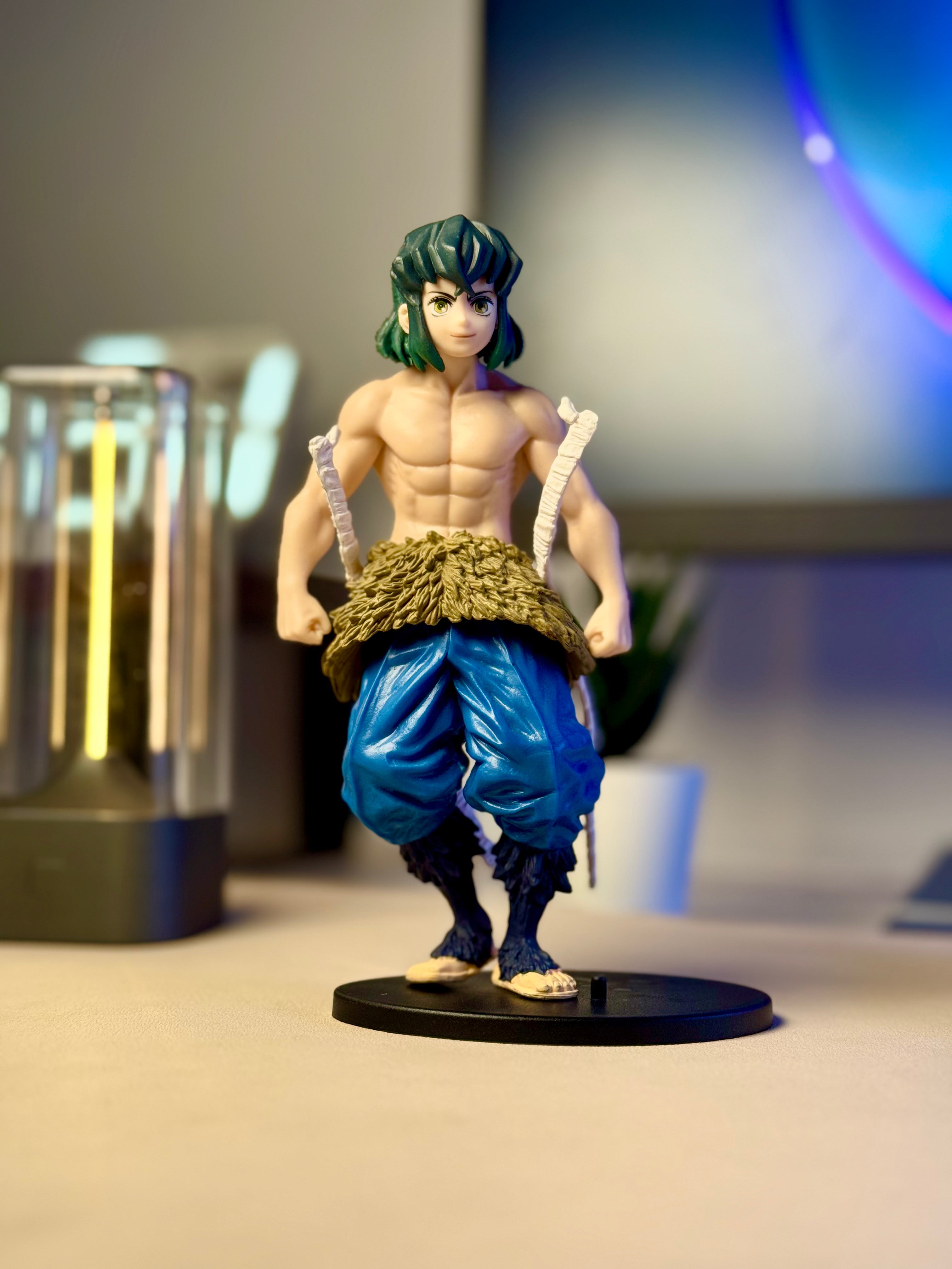 Inosuke Hashibira Action Figure – Demon Slayer Anime Collectible (15cm, Shirtless Version) | ActionNook.com