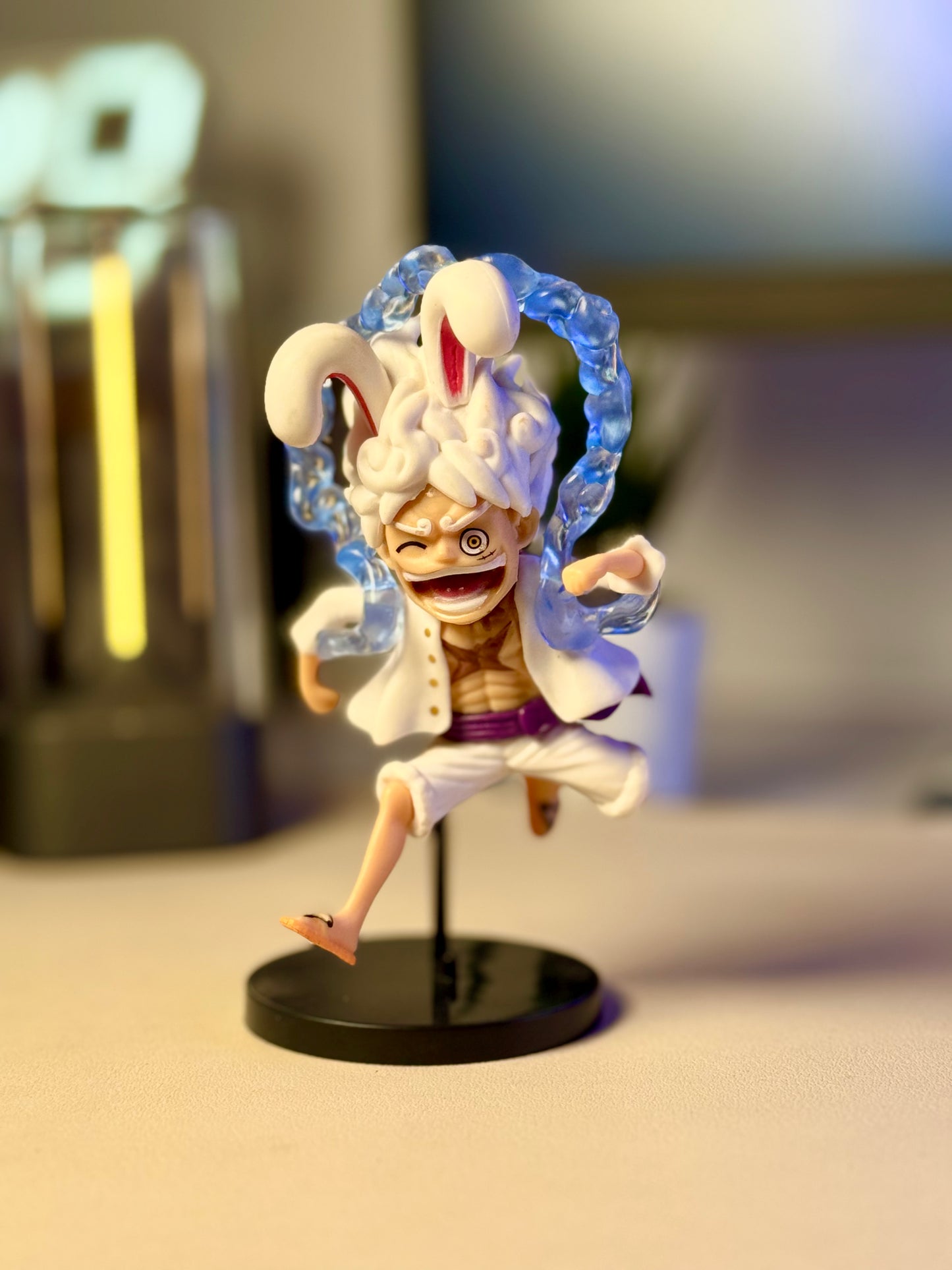 Luffy Gear 5 (Nika Form) Chibi Figure – 12cm | One Piece Limited Edition