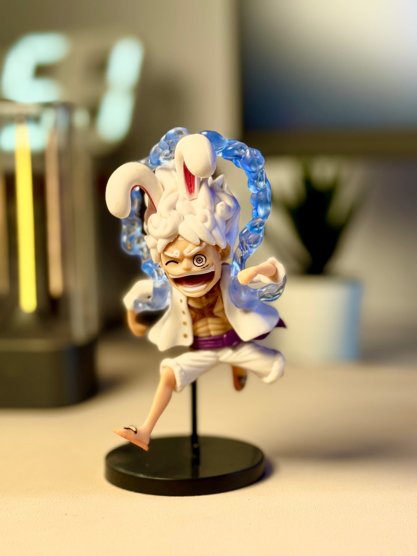 Luffy Gear 5 (Nika Form) Chibi Figure – 12cm | One Piece Limited Edition