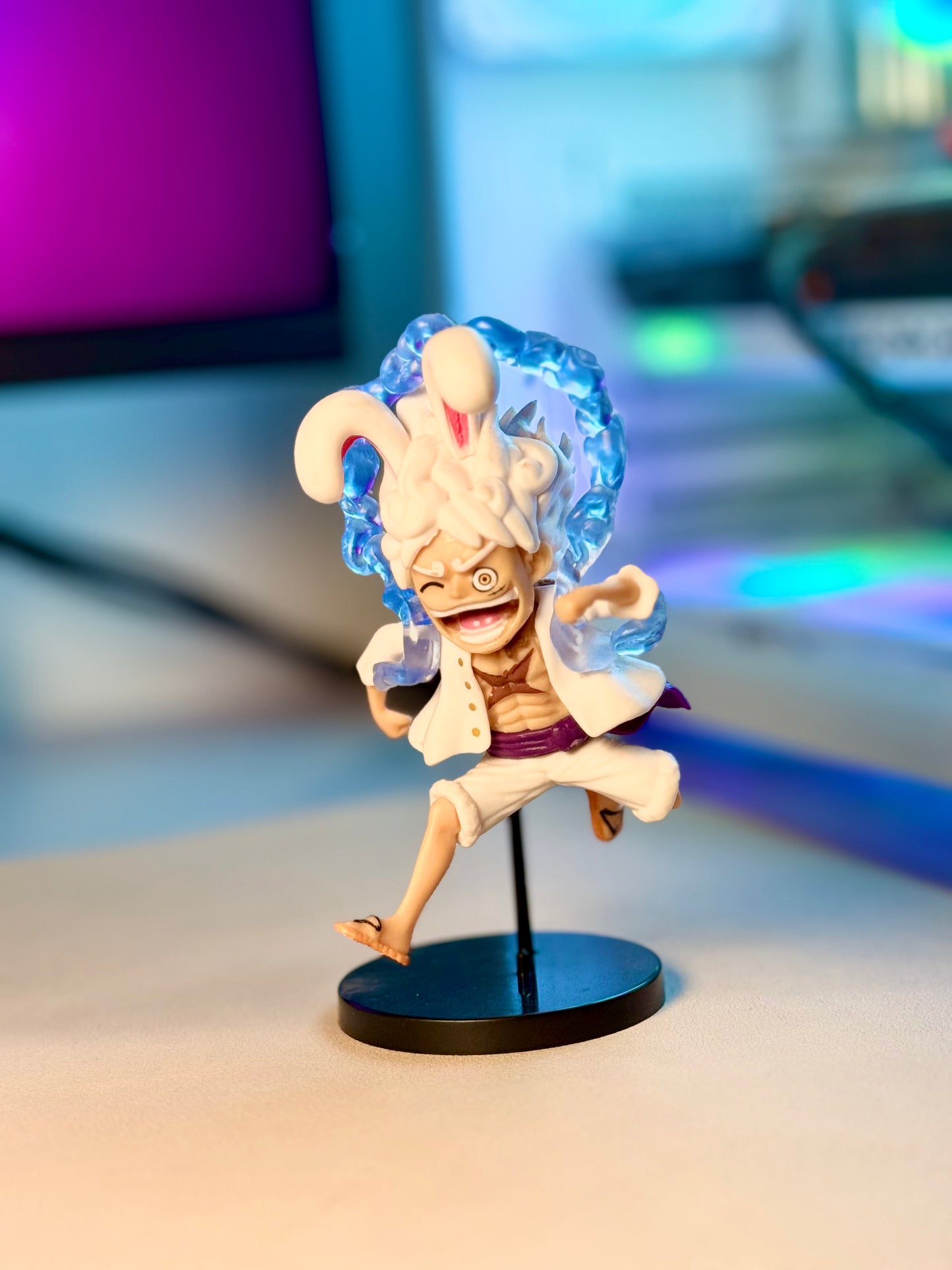 Luffy Gear 5 (Nika Form) Chibi Figure – 12cm | One Piece Limited Edition