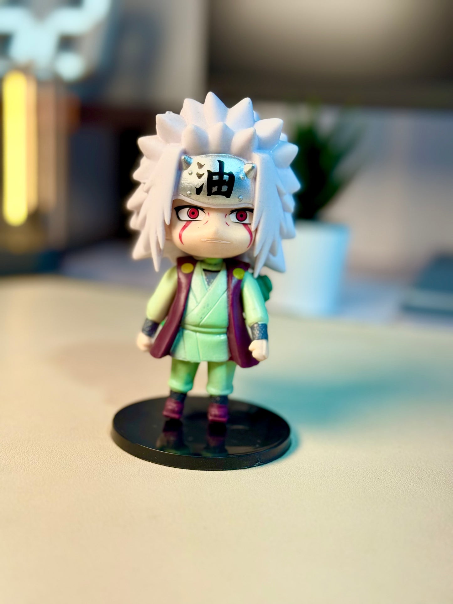 Jiraiya Mini Action Figure – Naruto Anime Collectible | 10cm Chibi PVC Model