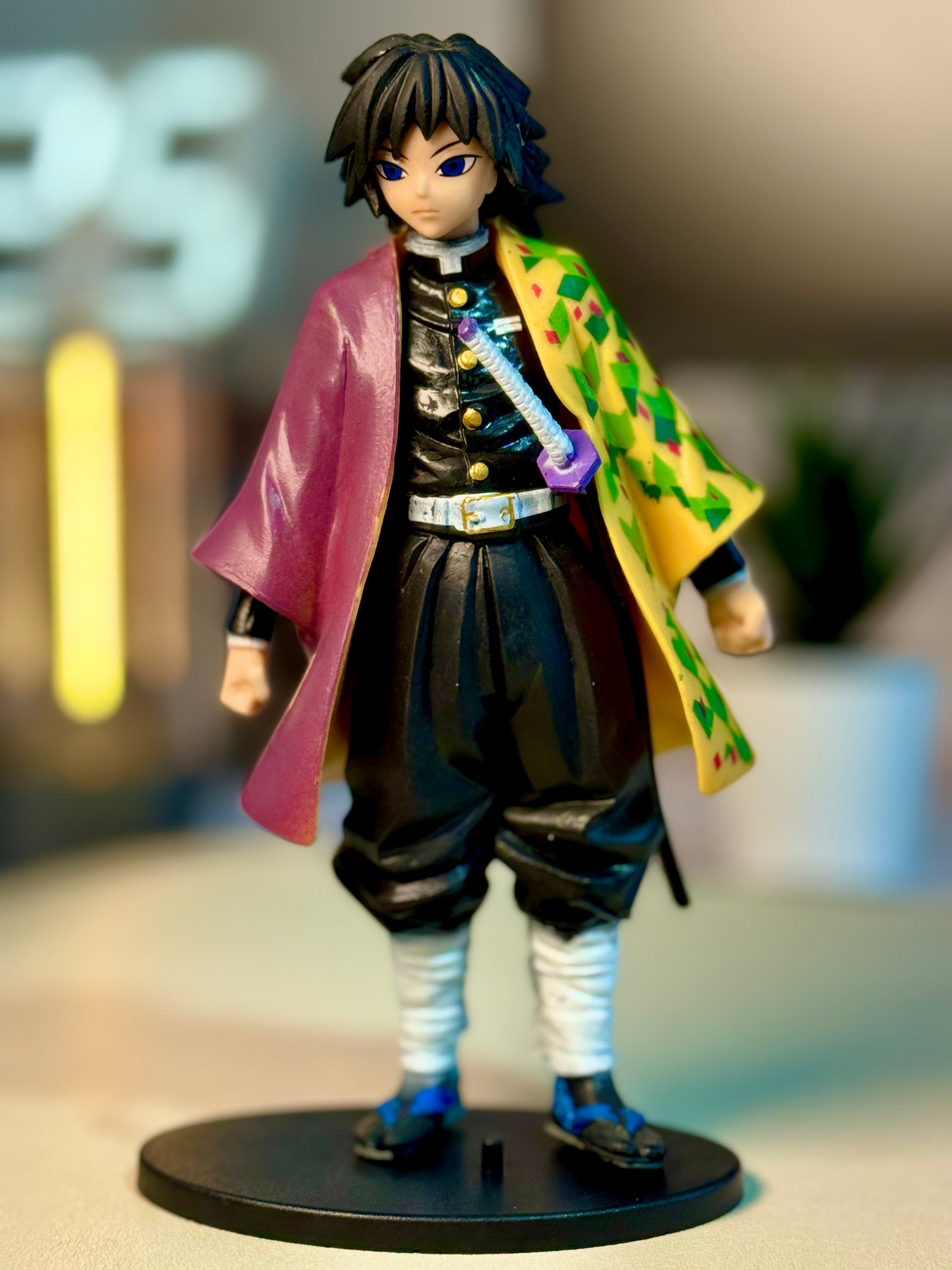 Giyu Tomioka Action Figure – Demon Slayer | 16cm Hashira Collectible Model Toy