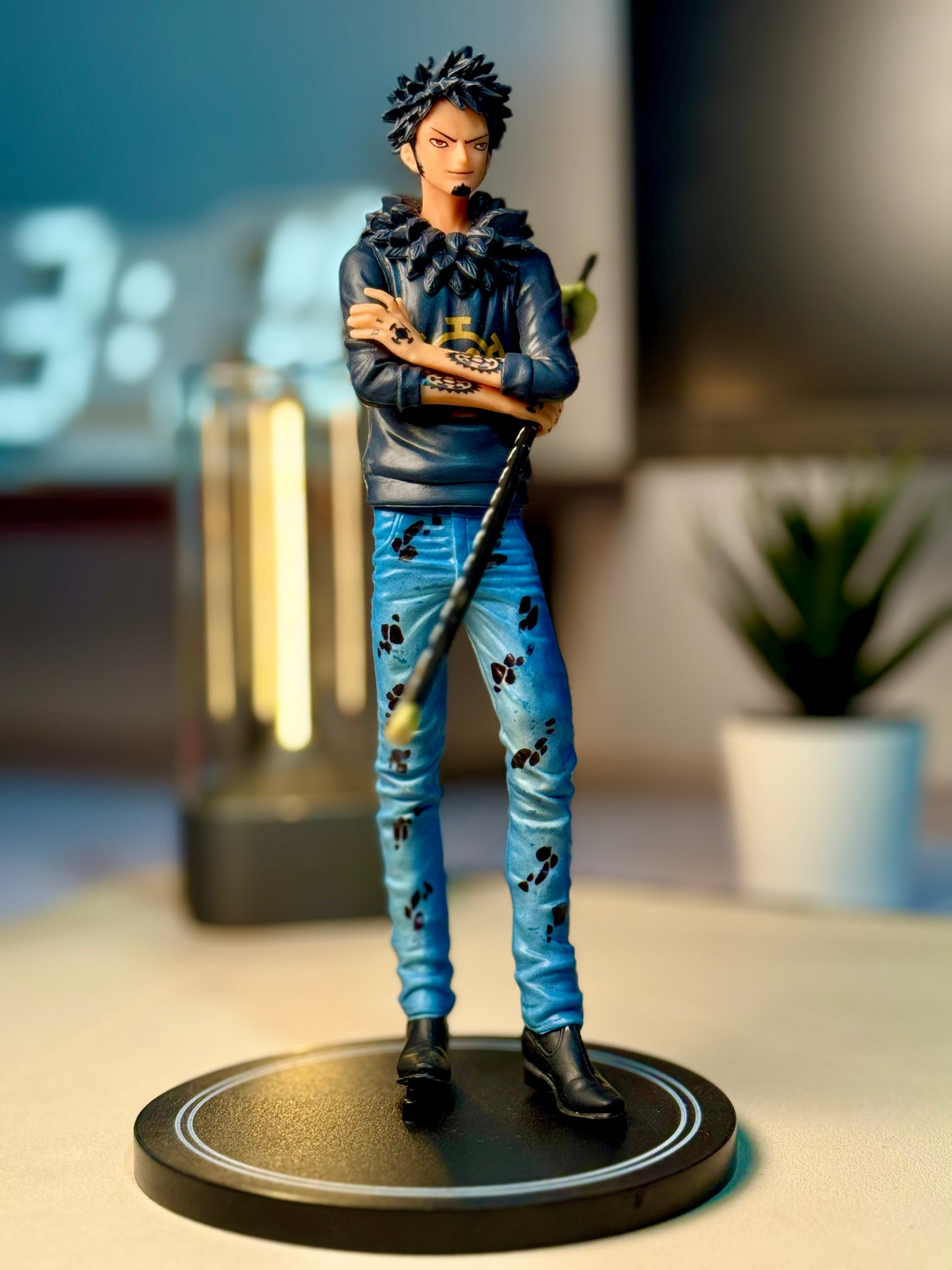 Trafalgar D. Water Law Action Figure – One Piece Anime | 16cm PVC Sword Collectible