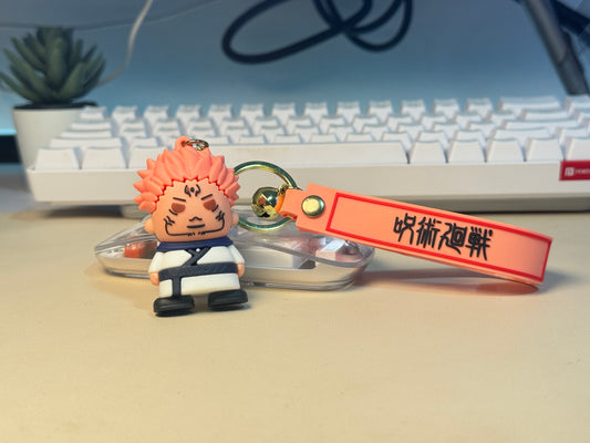 Chibi Sukuna Keychain – Jujutsu Kaisen Anime Accessory