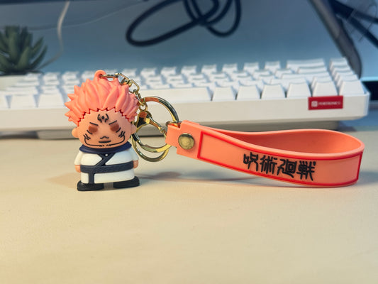 Chibi Sukuna Keychain – Jujutsu Kaisen Anime Accessory