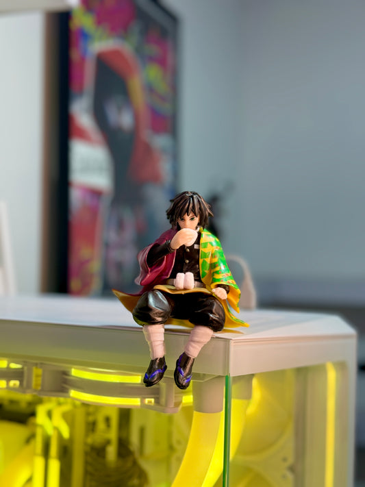 Giyu Tomioka Sitting Action Figure - 14cm Demon Slayer Collectiblec