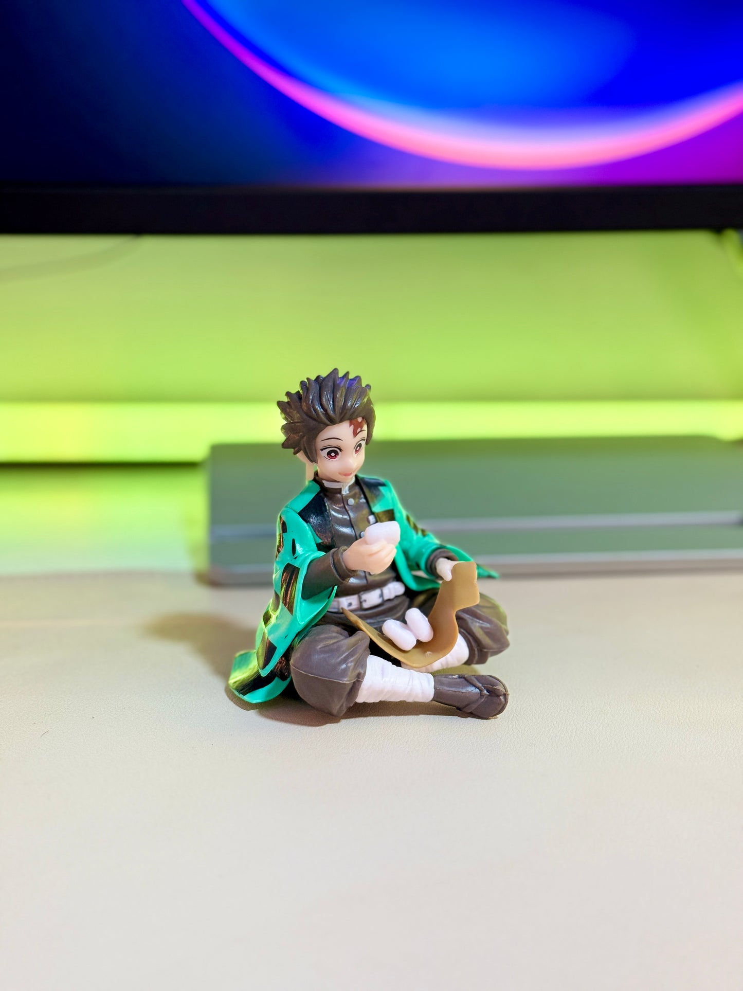 Tanjiro Kamado Sitting Action Figure - 11cm Demon Slayer Collectible