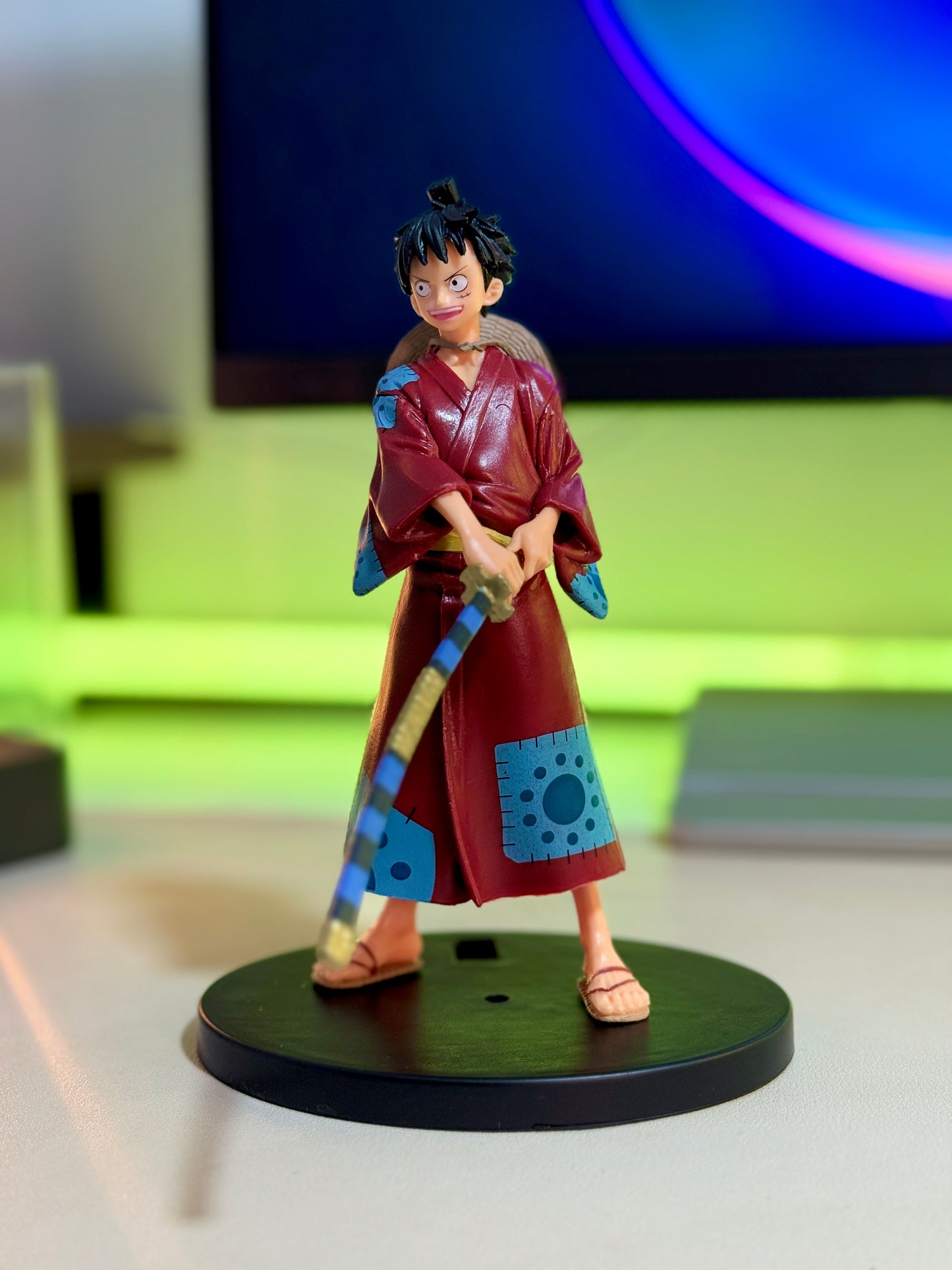 Monkey D. Luffy Wano Arc Figure - 18cm One Piece Samurai Outfit Collectible