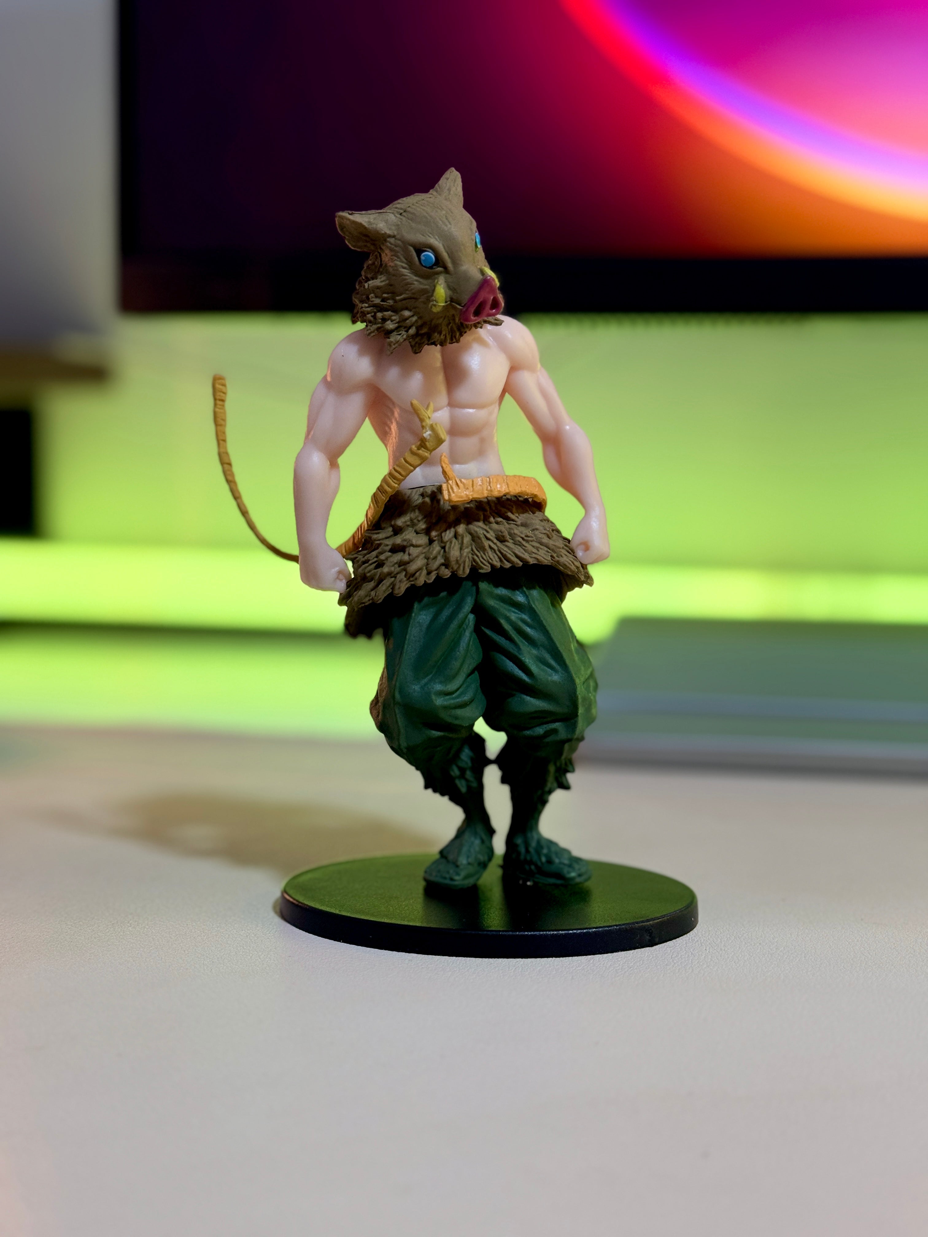 Inosuke Hashibira Standing Figure - 15cm Demon Slayer Collectible