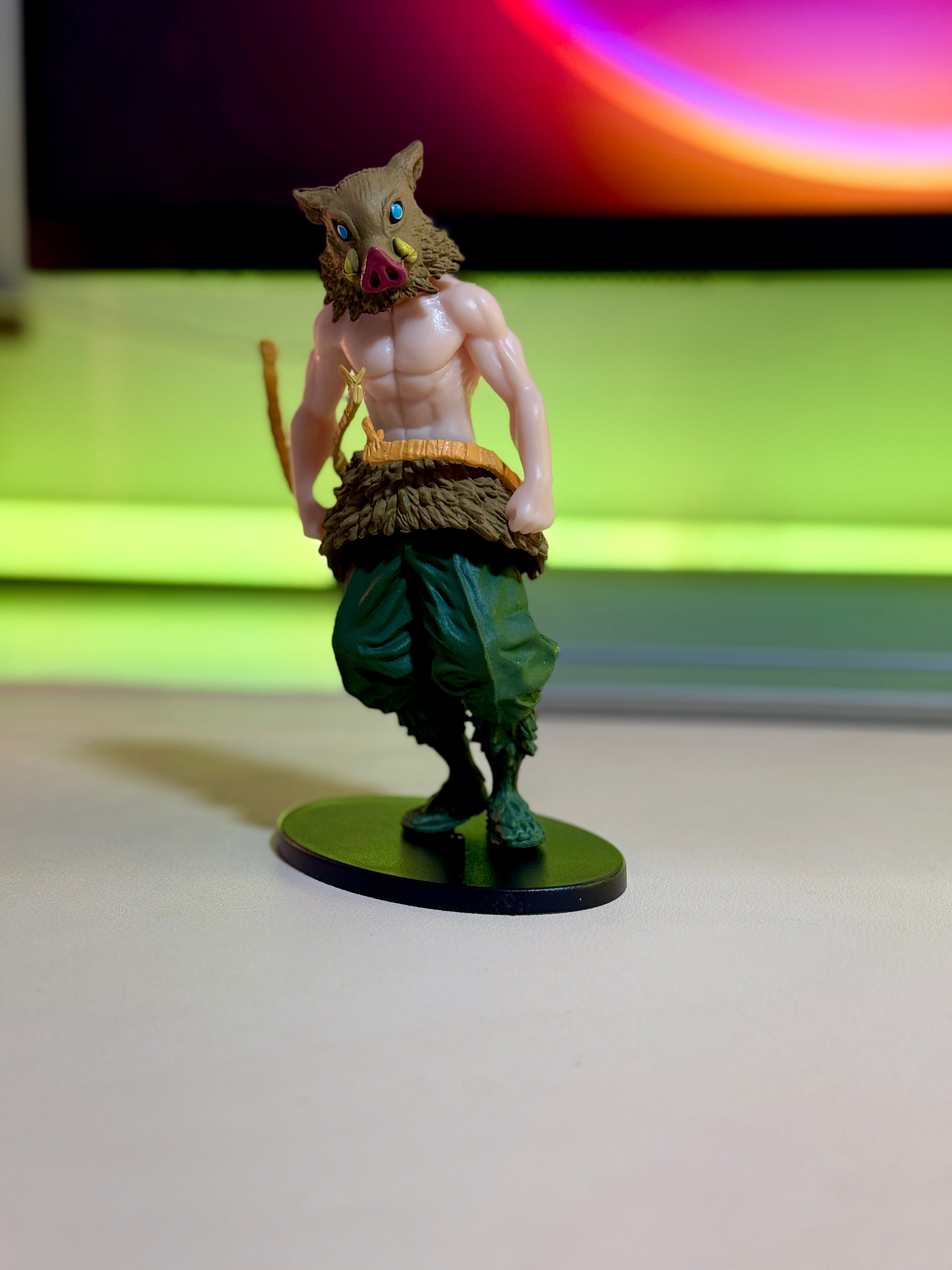 Inosuke Hashibira Standing Figure - 15cm Demon Slayer Collectible