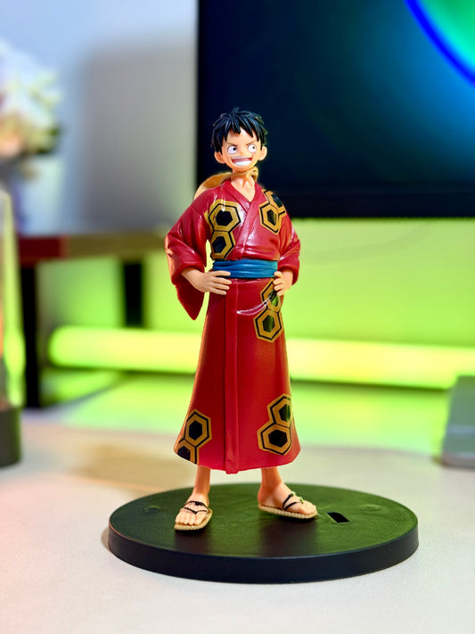 Monkey D. Luffy Kimono Figure - 18cm One Piece Wano Arc Collectible