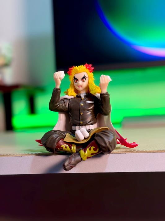 Kyojuro Rengoku Sitting Figure - 14cm Demon Slayer Flame Hashira Collectible