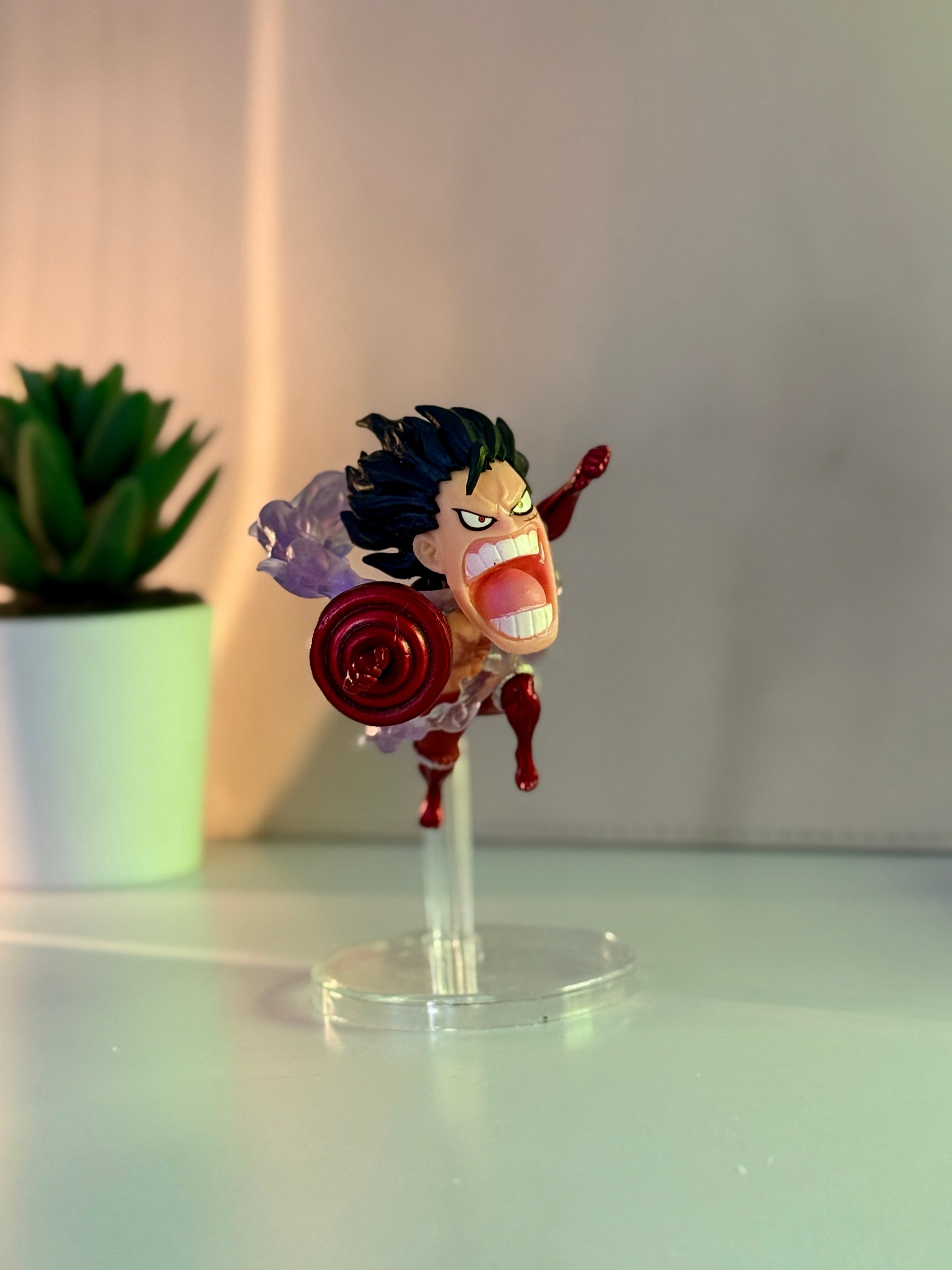 Monkey D. Luffy Gear 4 Tankman Figure - 8cm One Piece Dynamic Pose Collectible