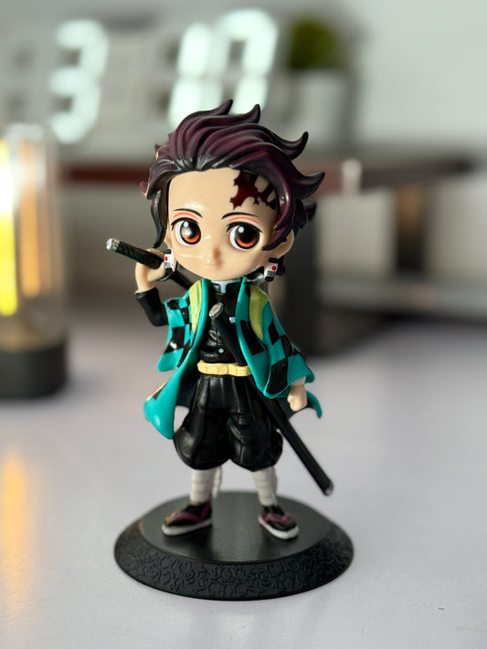 Demon Slayer Tanjiro Kamado 15cm Chibi Figure - Kimetsu no Yaiba Anime Collectible
