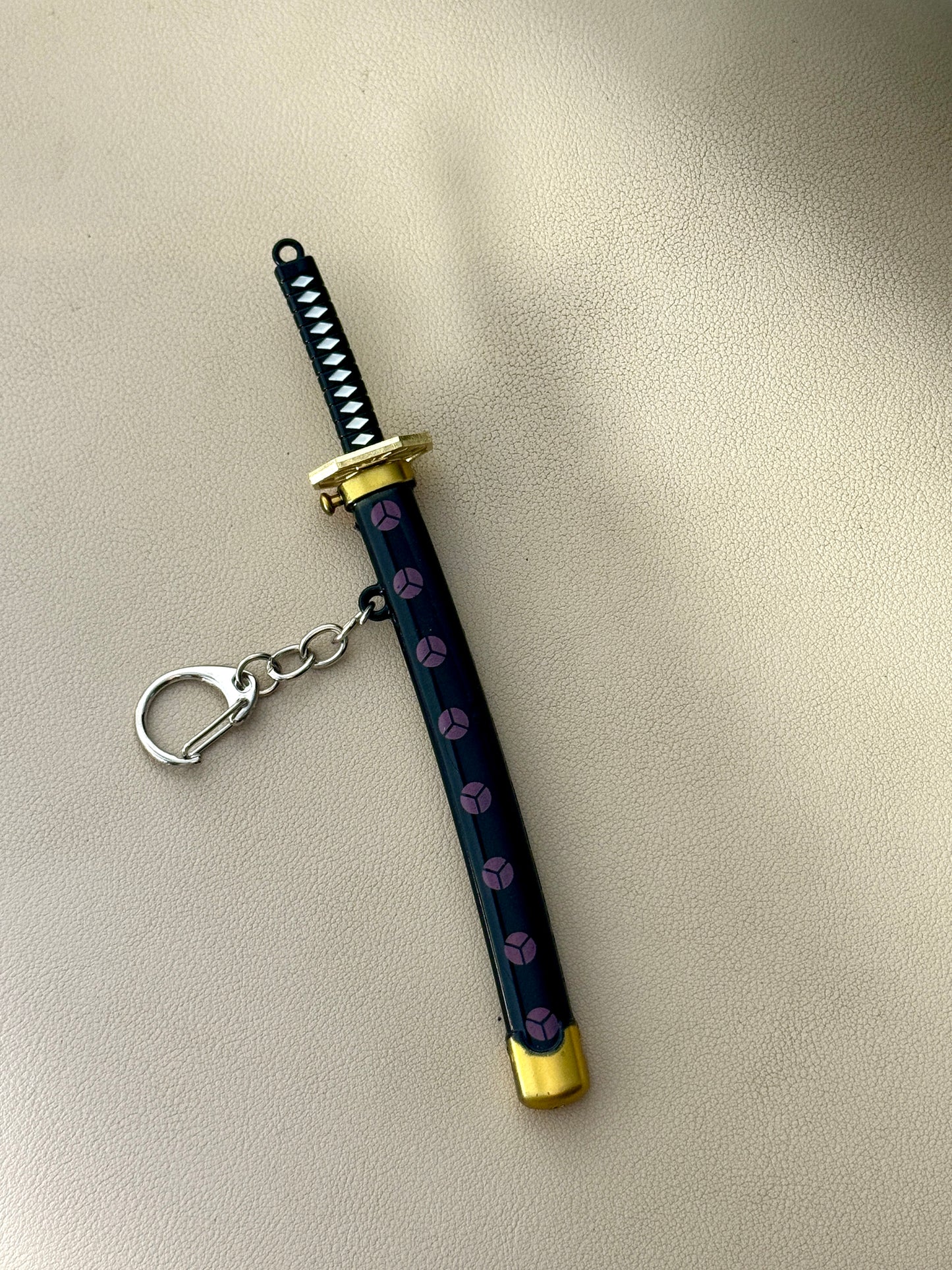 Mini Collectible - 15cm Black & Purple Anime Sword