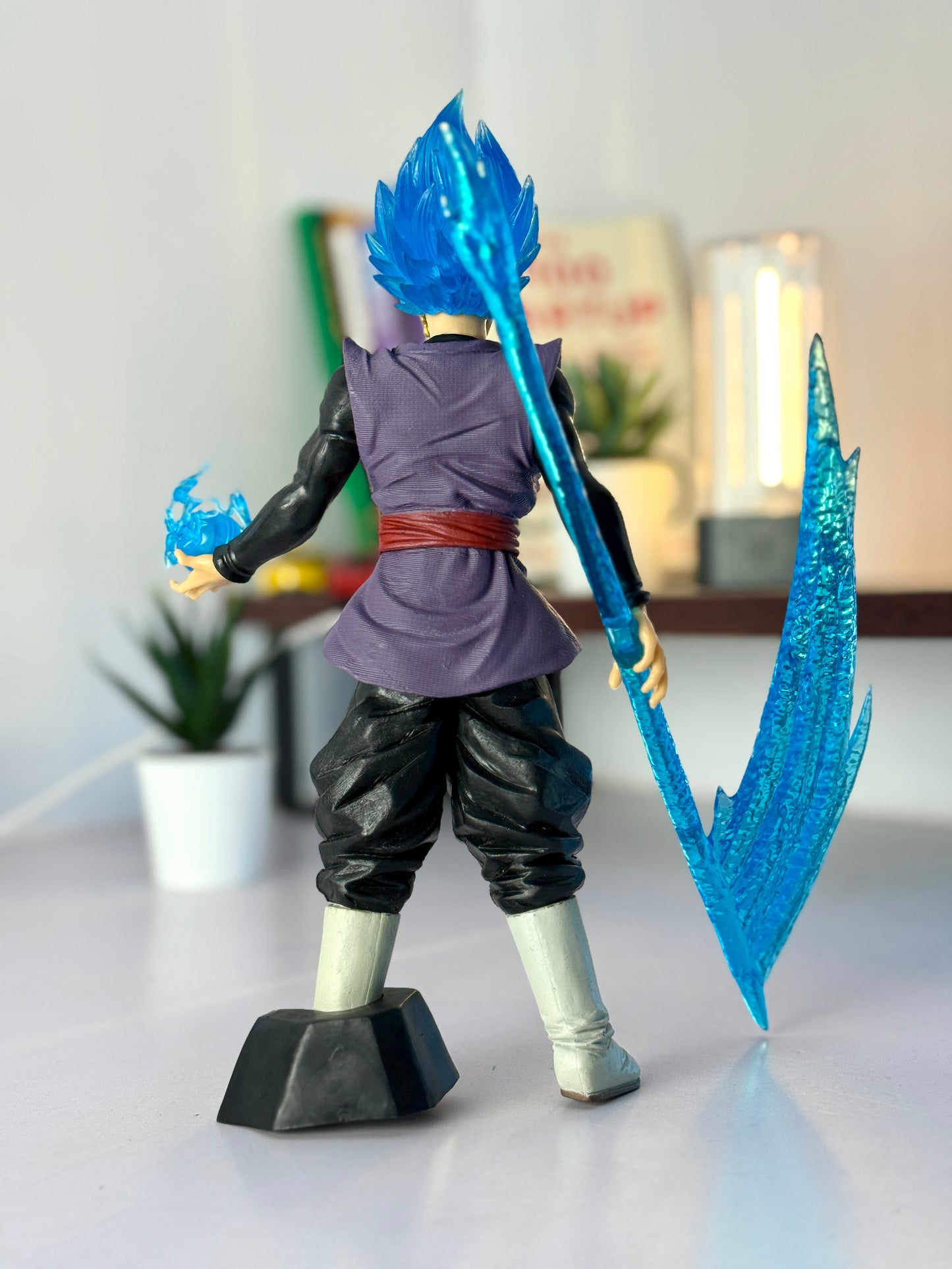 Goku Black Super Saiyan Rosé Scythe Figure - Dragon Ball Super Collectible (24.5CM) with Box