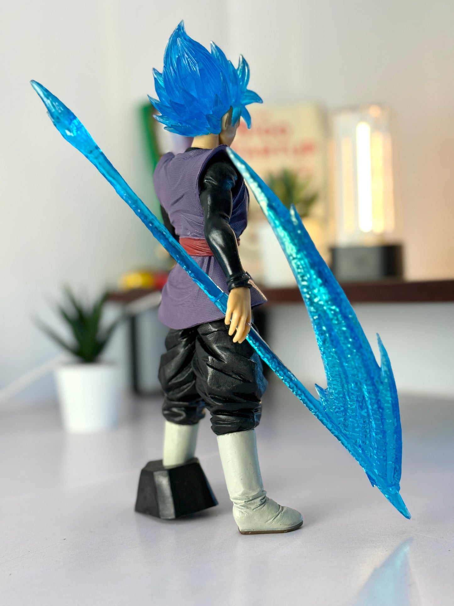 Goku Black Super Saiyan Rosé Scythe Figure - Dragon Ball Super Collectible (24.5CM) with Box