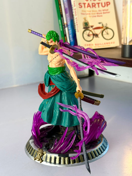 Roronoa Zoro Three-Sword Style Action Figure - One Piece Collectible (25CM)