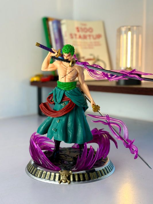 Roronoa Zoro Three-Sword Style Action Figure - One Piece Collectible (25CM)