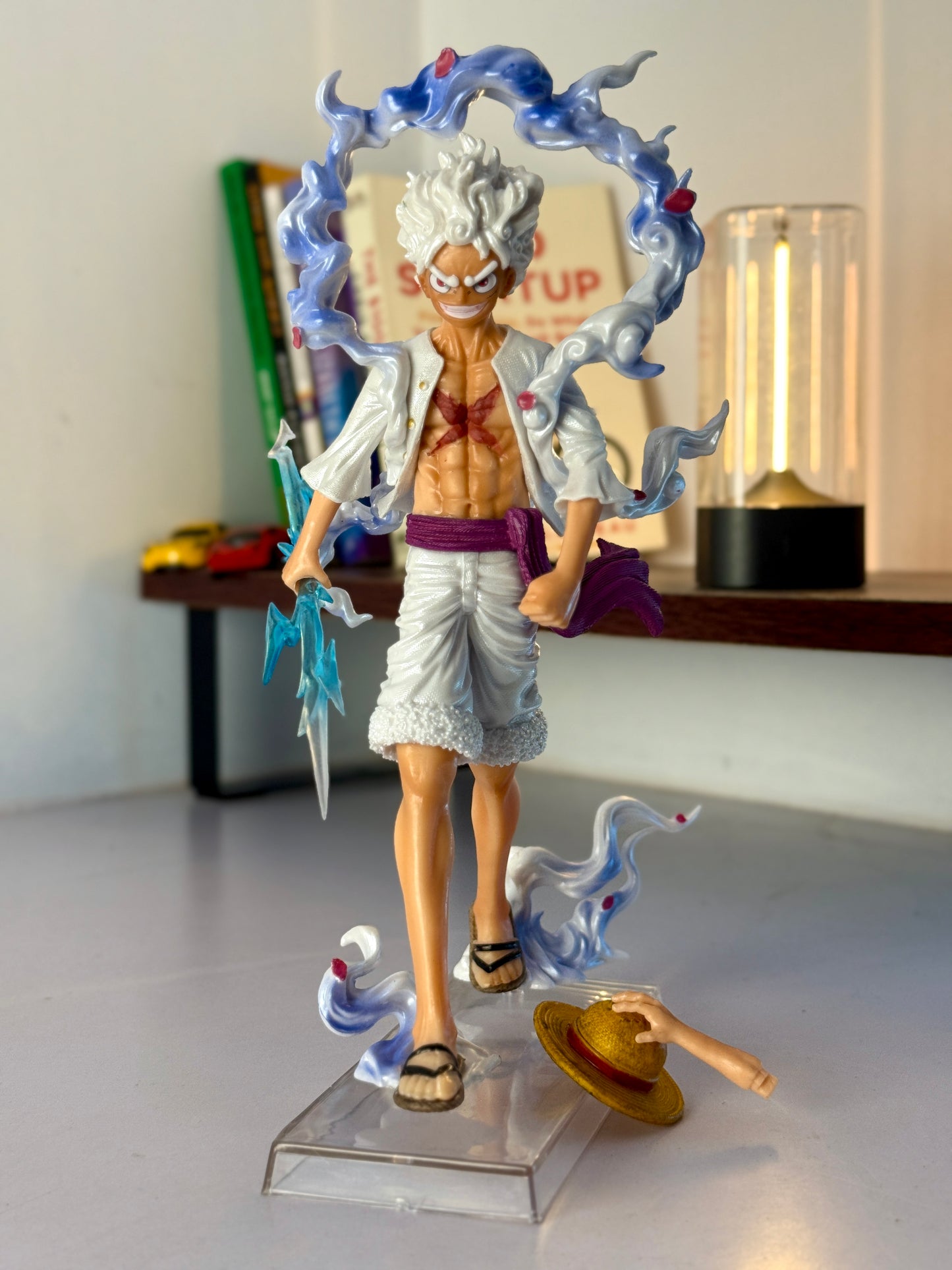 Monkey D. Luffy Gear 5 Awakened Nika Figure - One Piece Anime Collectible (30CM)