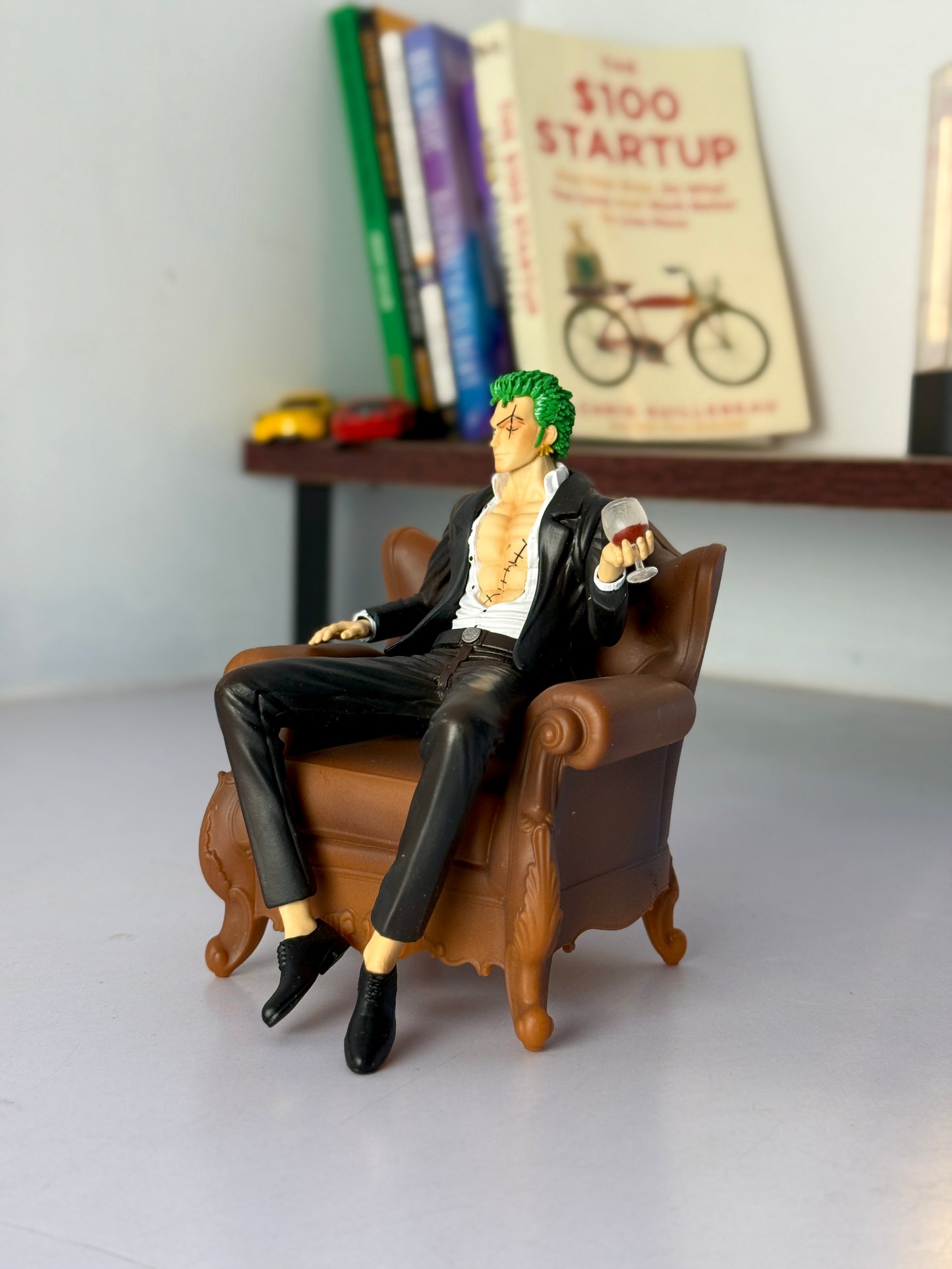 Roronoa Zoro Formal Attire Figure - One Piece Collectible Statue (14CM)