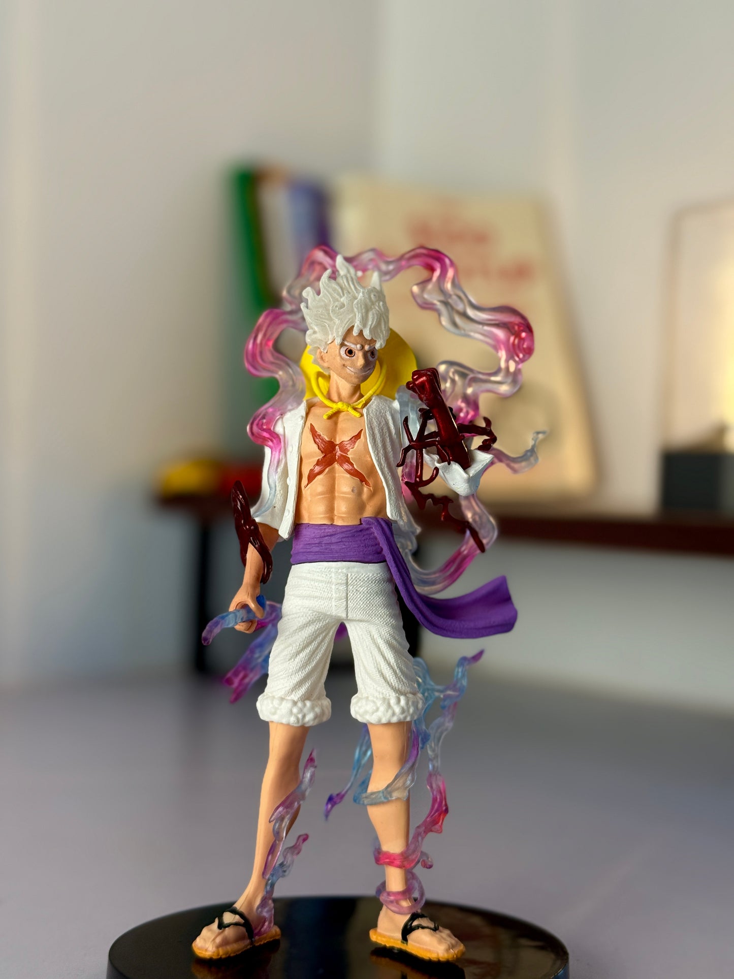 Monkey D. Luffy Gear 5 Awakened Nika Figure - One Piece Anime Collectible (18CM)