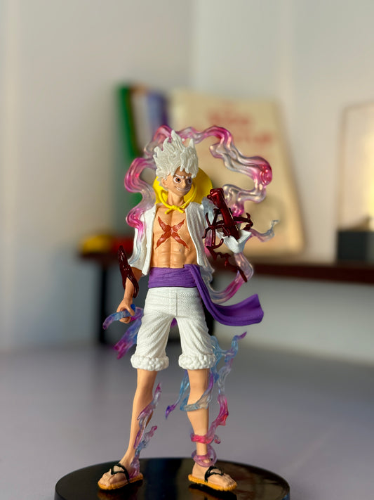 Monkey D. Luffy Gear 5 Awakened Nika Figure - One Piece Anime Collectible (18CM)