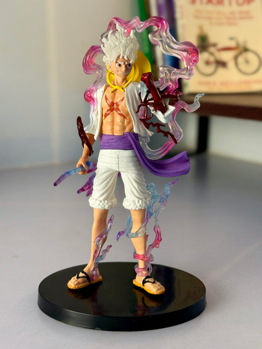 Monkey D. Luffy Gear 5 Awakened Nika Figure - One Piece Anime Collectible (18CM)