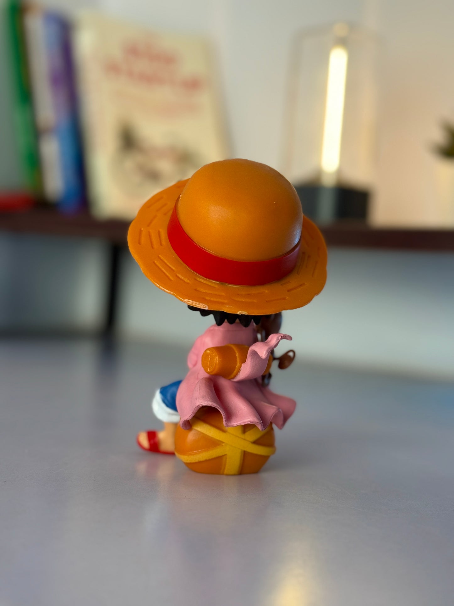 Chibi Monkey D. Luffy & Chopper Figure - One Piece Collectible (12CM)