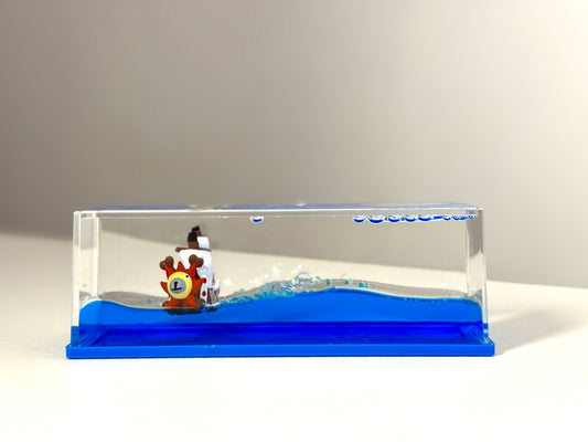 Calming Liquid Motion Wave Desk Toy - Relaxation Stress Reliever & Decor
