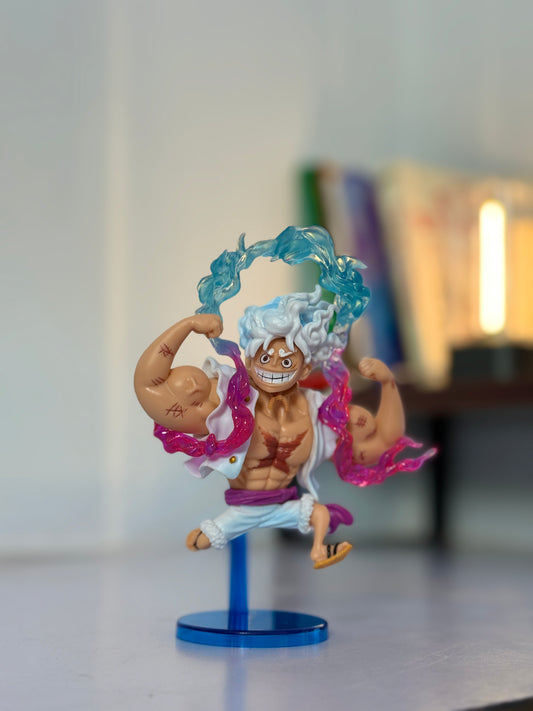 Monkey D. Luffy Gear 5 Awakened Nika Dynamic Figure - One Piece Collectible (12CM)