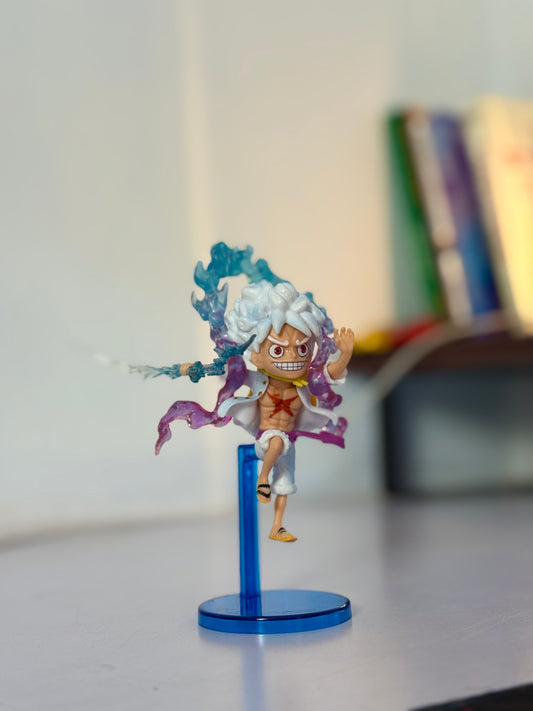 Monkey D. Luffy Gear 5 Awakened Nika Dynamic Figure - One Piece Collectible (12CM)